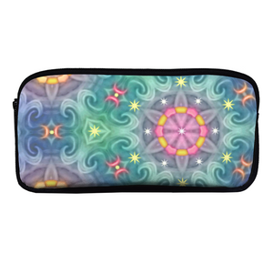 Magic Stardust - Pattern 2 : Pencil Case - 22cm x 12cm x 5cm - 8.7" x 4.7" x 2"- holds up to 60 pencils - Free standard shipping