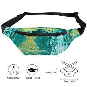 Engraving Window: Waist bag Banana style - 36cm x 15cm - 14.2'' x 5.9'' -  Free standard shipping