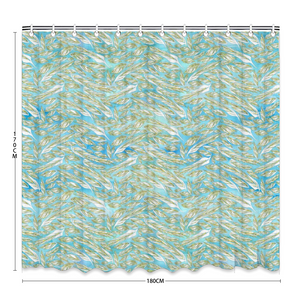 Angelic feathers : Bath Shower Curtain – 12 different sizes – Free standard shipping