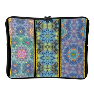 Magic Stardust : Pattern 2 - Briefcase sleeve - multi sizes - available for 10" / 12" / 13" / 15" / 17" laptops or tablets  -  Free standard shipping