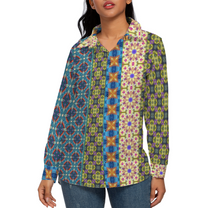 Load image into Gallery viewer, Byzantium Garden : Women’s long sleeves shirt, slim fit - Small to 4XL - Free standard shipping
