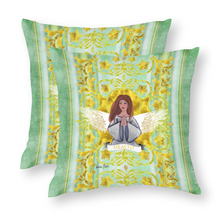 Load image into Gallery viewer, Health Angel:  Square Cotton pillow case - Double side printing - Multi sizes - Free standard shipping
