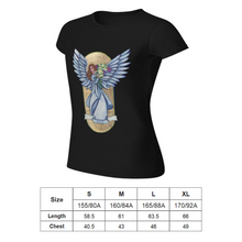 Load image into Gallery viewer, Beauty Angel : Fit T-Shirt for women (Fit shape) - Multi  Colors - 100% Cotton -  Free standard shipping
