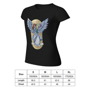 Beauty Angel : Fit T-Shirt for women (Fit shape) - Multi  Colors - 100% Cotton -  Free standard shipping