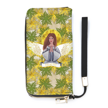 Load image into Gallery viewer, Health Angel - with prayer : Money purse - 7.9&#39;&#39; x 4.1&#39;&#39; x 1&#39;&#39;- Credit Card Holders - Zipper Wristlet - Free standard shipping
