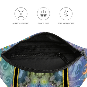 Magic Stardust pattern 2 : Waist bag Banana style - 36cm x 15cm - 14.2'' x 5.9'' -  Free standard shipping