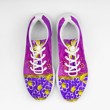 Load image into Gallery viewer, Golden Daisies Magenta : Ultra-Light Sneakers - Free standard shipping
