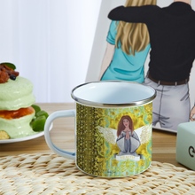 Load image into Gallery viewer, Health Angel : Mug Enamel Camping Style - Heat-Resistant  - 10 Oz  - Free standard shipping
