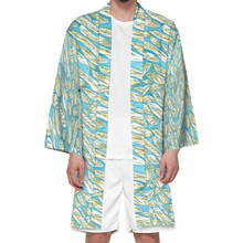 Load image into Gallery viewer, Angelic Feathers : Unisex Haori Kimono - idoors and outdoors fashionable jacket – Small up to 8XL - Free standard shipping
