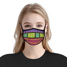 Load image into Gallery viewer, Golden Daisies Mixed Pattern : Adult Protection mask - Face Cover - 17cm x 13cm - 6.7&quot; x 5.1&quot; -  Free standard shipping
