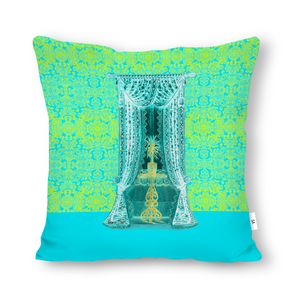 Engraving Window : Square Canvas pillow case - Double side printing - 2 sizes - Free standard shipping