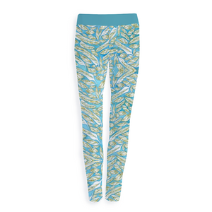 Angelic Feathers : Leggings Yoga pants – Small  up to 3XL -  Free standard shipping