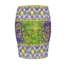 Load image into Gallery viewer, Prosperity Angel : Women All Over Print Elasticated short Waist Pencil Skirt -  Up to 2XL - Free standard shipping
