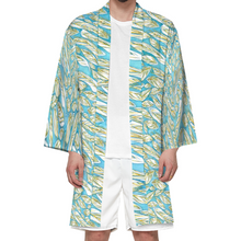 Load image into Gallery viewer, Angelic Feathers : Unisex Haori Kimono - idoors and outdoors fashionable jacket – Small up to 8XL - Free standard shipping
