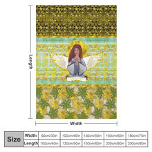 Load image into Gallery viewer, Health Angel : Thin Flannel Blanket - single sided print - 4 Sizes - Free standard shipping
