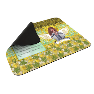 Health Angel : Square Mouse Pad , Non-Slip Base for Computer 7.9"X9.8" - 25cm x 20cm -  Free standard shipping