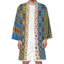 Load image into Gallery viewer, Byzantium Garden : Unisex Haori Kimono - idoors and outdoors fashionable jacket – Small up to 8XL - Free standard
