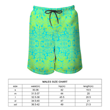 Load image into Gallery viewer, Engraving Window : Men&#39;s Quick Dry Swim Beach Shorts – Elastic waist – Polyester – Free standard shipping
