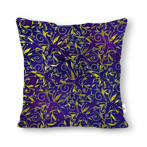 Nightfall Celebration : Square Canvas pillow case - Double side printing - 2 sizes - Free standard shipping