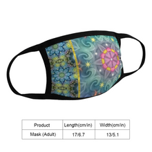 Load image into Gallery viewer, Magic Stardust - Pattern 2 : Adult Protection mask - Face Cover - 17cm x 13cm - 6.7&quot; x 5.1&quot; -  Free standard shipping
