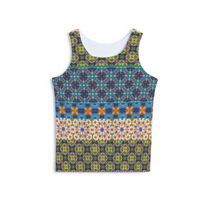 Byzantium Garden : Stretchy tank top -Small to 5XL - Free standard shipping