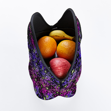 Load image into Gallery viewer, Glowing Flowers : Insulated Lunch Bag 12&quot; x 11&quot; x 6.3&quot;  -  Free standard shipping
