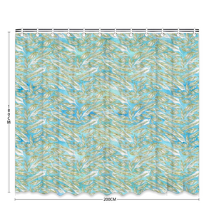 Angelic feathers : Bath Shower Curtain – 12 different sizes – Free standard shipping
