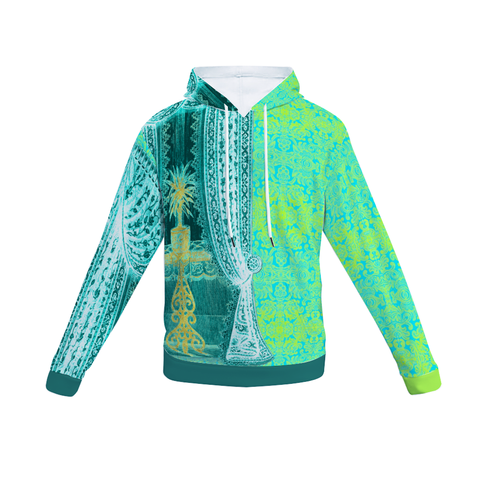 Engraving Window : Sweater hoodie with pocket allover print  - Small Up to 7XL - Free standard shipping