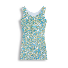 Load image into Gallery viewer, Angelic Feathers  : Tank Mini stretchy Dress - Polyester - Free standard shipping
