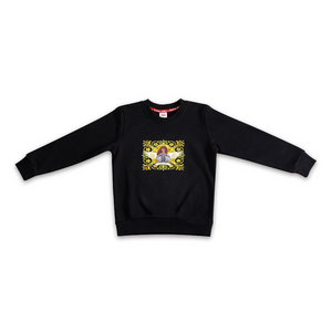 Health Angel : Black Long Sleeve Cotton Sweatshirt for kids – 90% Cotton – Free standard shipping