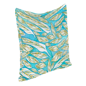 Angelic Feathers : Square Cotton pillow case - Double side printing - Multi sizes - Free standard shipping