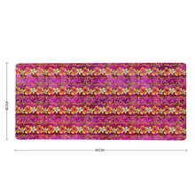 Load image into Gallery viewer, Golden Daisies Magenta Pattern : Large Rectangular Non-slip Mouse Pad 40cm x 90cm 16&quot; x 35&quot; - Free standard shipping
