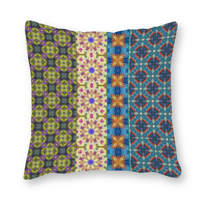 Byzantium Garden : Square Canvas pillow case - Double side printing - 2 sizes 16" x 16" / 18'' x 18'' - Free standard shipping