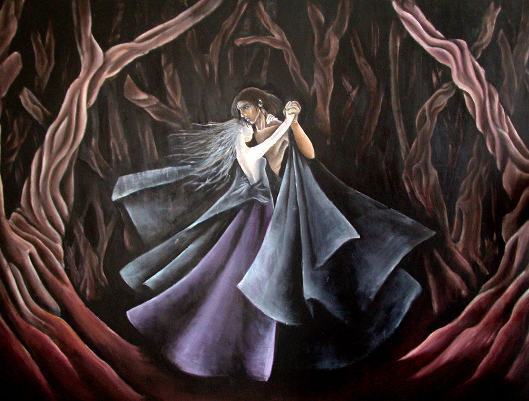 Vassia Sarri Creations, the Valce, oil on canvas