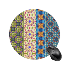 Byzantium Garden : Round Mouse Pad, Non-Slip Base for Computer -  7.9"X7.9" - 20cm x 20cm  - Free standard shipping