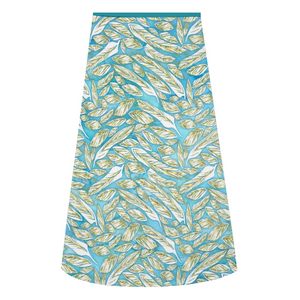 A-line Midi Skirt - Polyester stretch fabric - Free standard shipping