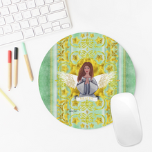 Load image into Gallery viewer, Health Angel : Round Mouse Pad, Non-Slip Base for Computer -  7.9&quot;X7.9&quot; - 20cm x 20cm  - Free standard shipping
