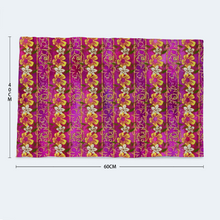 Load image into Gallery viewer, Golden Daisies - Magenta pattern : Small towel for face and hands - 16&#39;&#39; x 24&#39;&#39; - 40cm x 60cm - Free standard shipping
