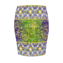 Load image into Gallery viewer, Prosperity Angel : Women All Over Print Elasticated short Waist Pencil Skirt -  Up to 2XL - Free standard shipping
