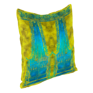 Bollywood glam: Square Canvas pillow case - Double side printing - 2 sizes - Free standard shipping