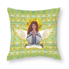 Load image into Gallery viewer, Health Angel: Set of 4 Pieces Square Cotton pillow case - 1 Side Printing - One side print  - 8 different sizes- Free standard shipping
