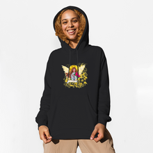 Load image into Gallery viewer, Original Art - Vassia Sarri Creations, Properity Angel for your sweater pullover with pocket, to bring positive vibes in your life and reprogram your subconscious, so you become open towards prosperity opportunities
