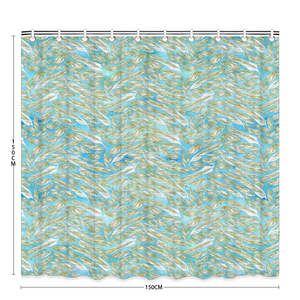 Angelic feathers : Bath Shower Curtain – 12 different sizes – Free standard shipping