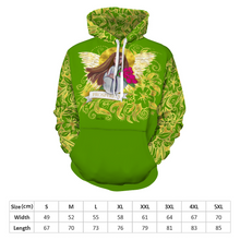 Load image into Gallery viewer, Prosperity Angel: Sweater hoodie with pocket allover print  - Small Up to 5XL - Free standard shipping
