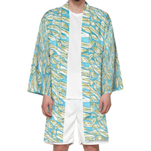 Load image into Gallery viewer, Angelic Feathers : Unisex Haori Kimono - idoors and outdoors fashionable jacket – Small up to 8XL - Free standard shipping
