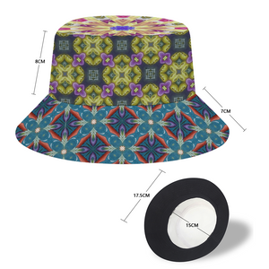 Vassia Sarri creations, bucket hat, byzantium garden design