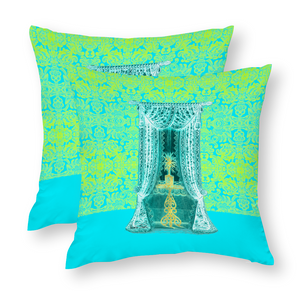 Engraving Window :  Square Cotton pillow case - Double side printing - Multi sizes - Free standard shipping