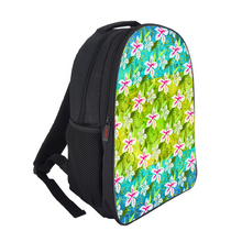 Load image into Gallery viewer, Golden Daisies Green Turquoise pattern : Backpack lightweight - 11&quot; x 15.7&quot; x 6.3&quot; - Free standard shipping
