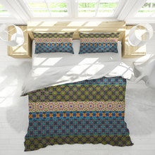 Load image into Gallery viewer, Byzantium Garden : 3 piece set bedding covers - Single  to extra large double size (choose among 8 sizes)  2x Pillowcases &amp; 1x Quilt Cover – Free standard shipping
