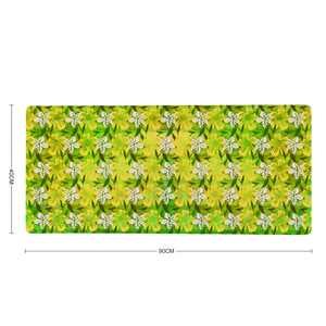 Golden Daisies Green pattern